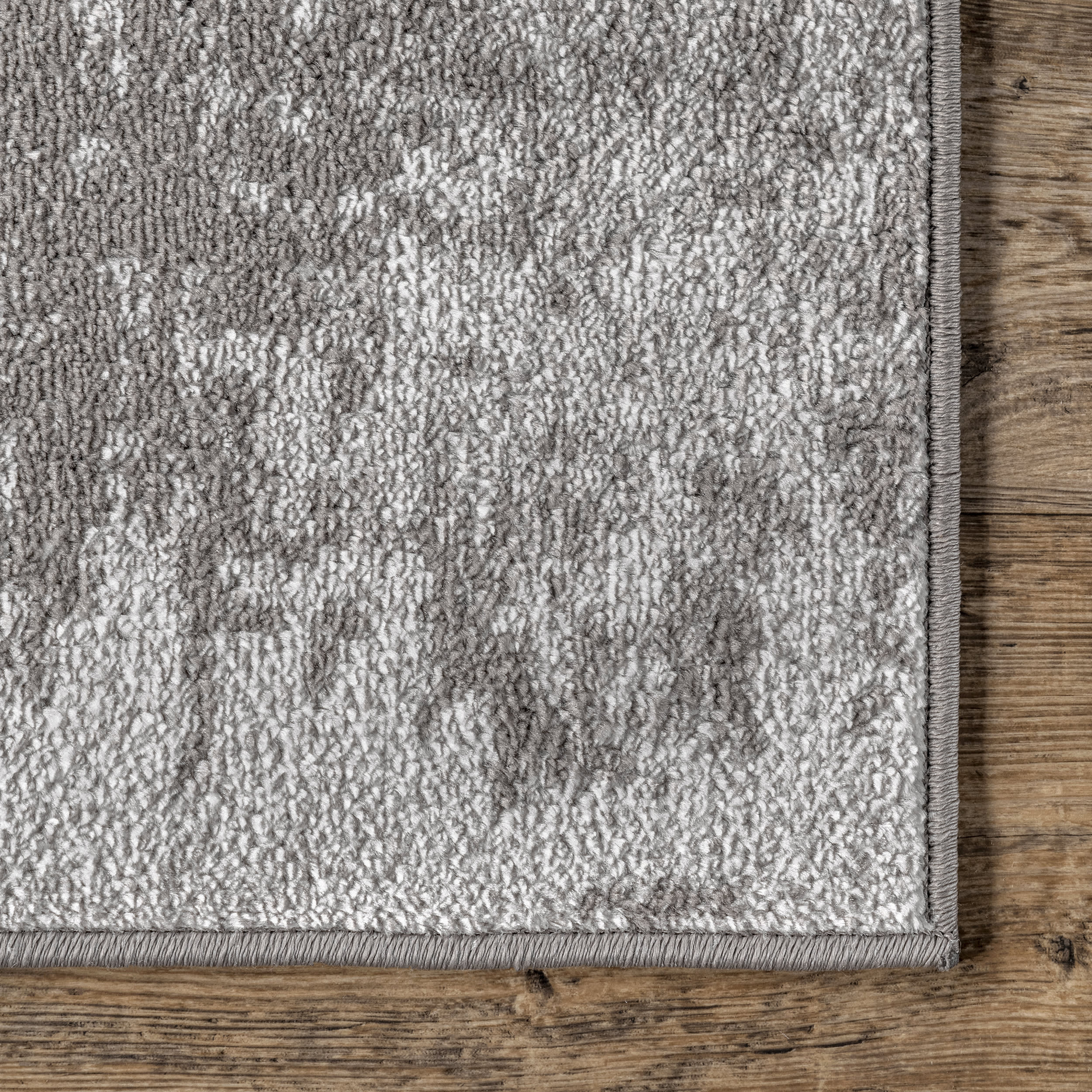 Whitney Vintage Abstract Rug | Light Grey