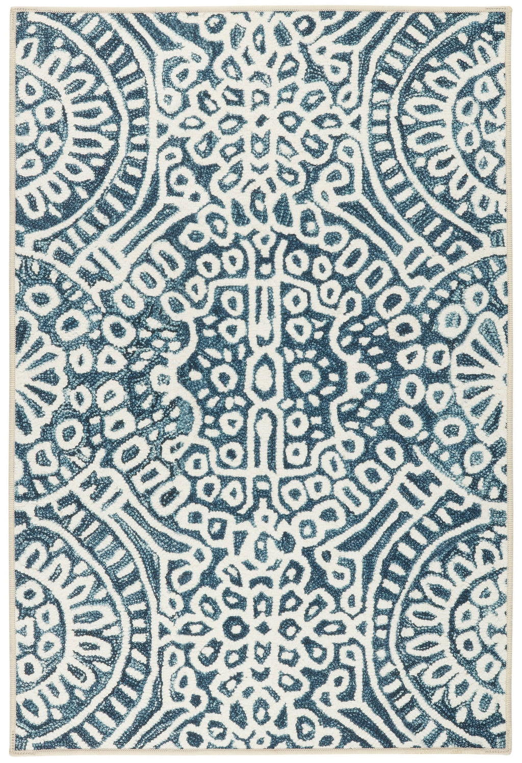 Temple Machine Washable Rug | Ink