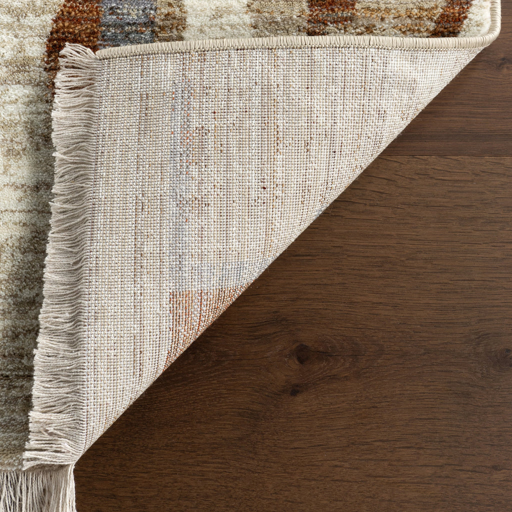 Bheri Abstract Rug | Rust