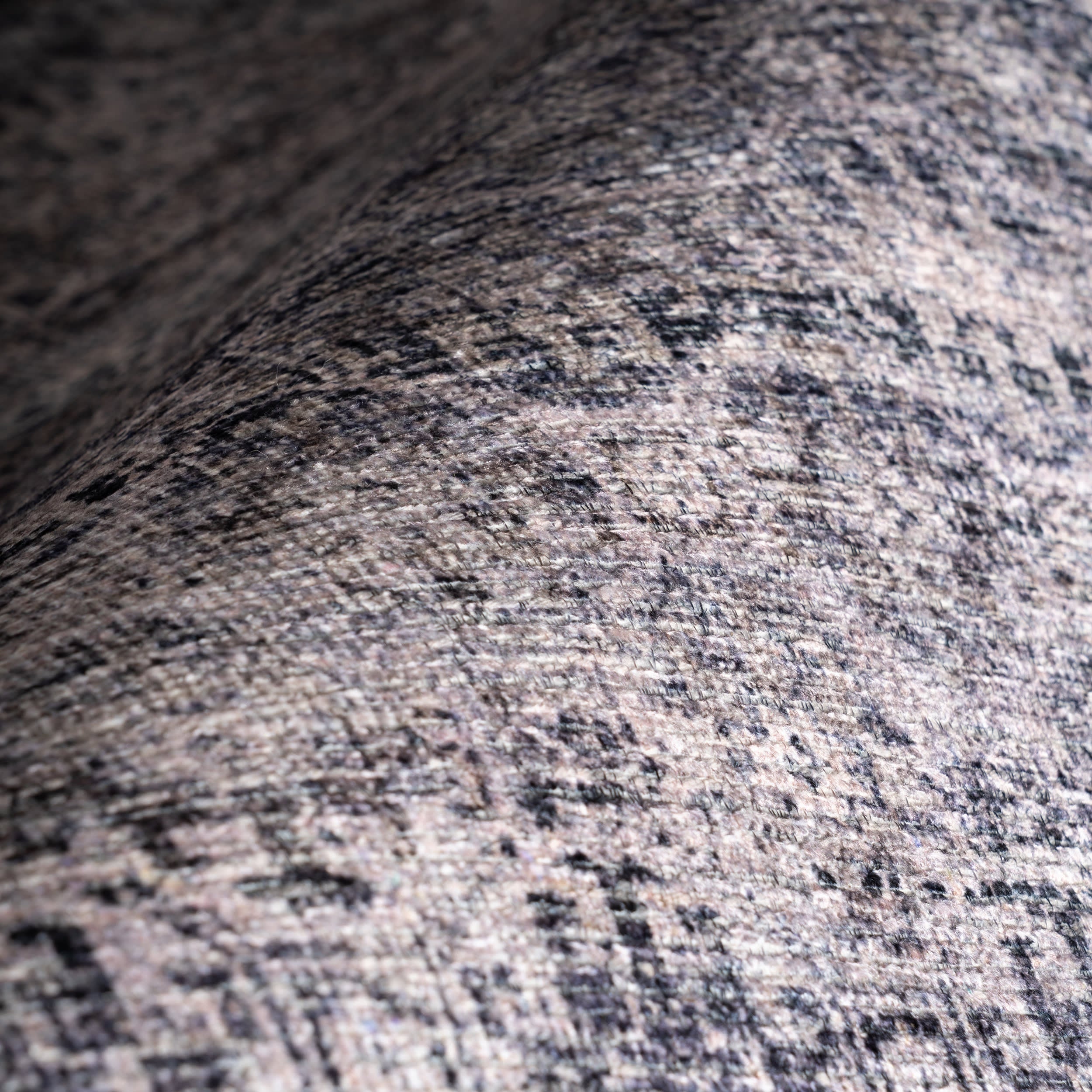 Delph Vintage & Distressed Washable Rug | Brown
