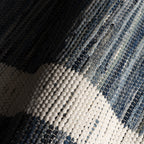 Dymera Denim Bohemian Bordered Rug | Blue