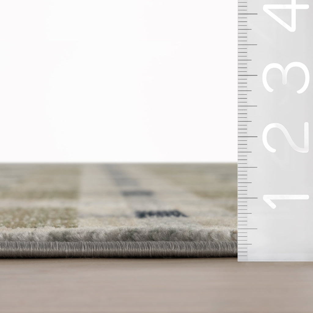 Sorelle Modern Plaid Rug | Green