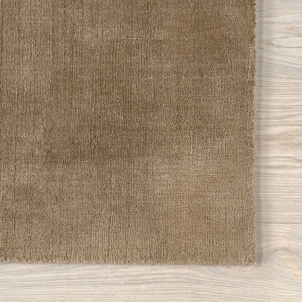 Arrel Speckled Wool-Blend Rug | Fawn