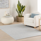 Skipper Stripe Handwoven Indoor/Outdoor Rug | Swedish Blue