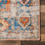 Meaghan Fading Persian Washable Rug | Rust