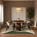 Monda Moroccan Bohemian Hand Woven Rug | Green