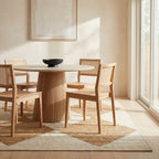 Jute Harlequin Trellis Rug | Ivory