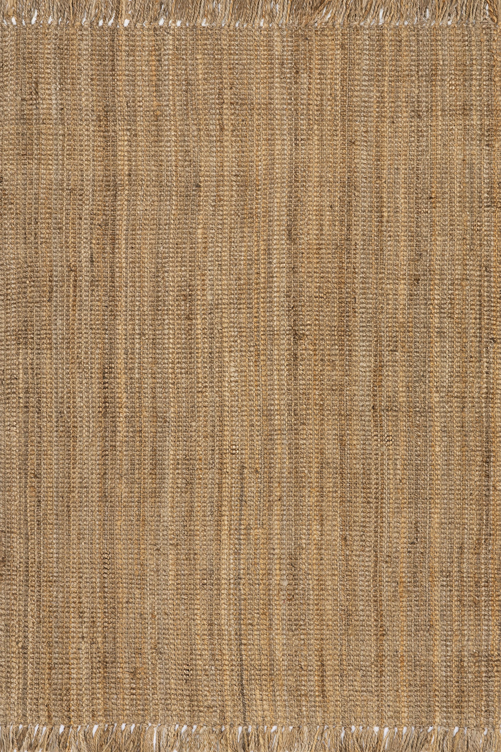Chunky Jute Tasseled Rug | Natural Main image