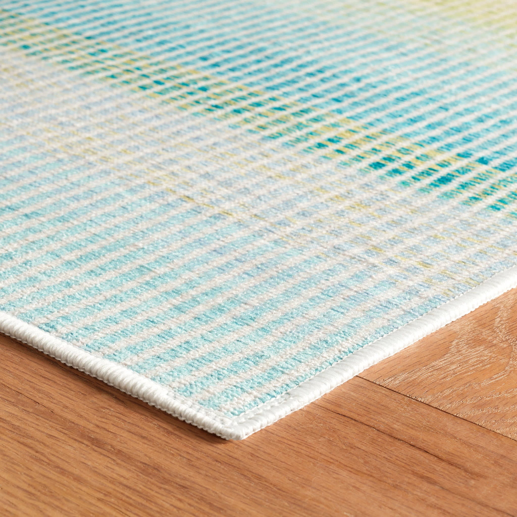 Watercolor Horizon Machine Washable Rug | Multi