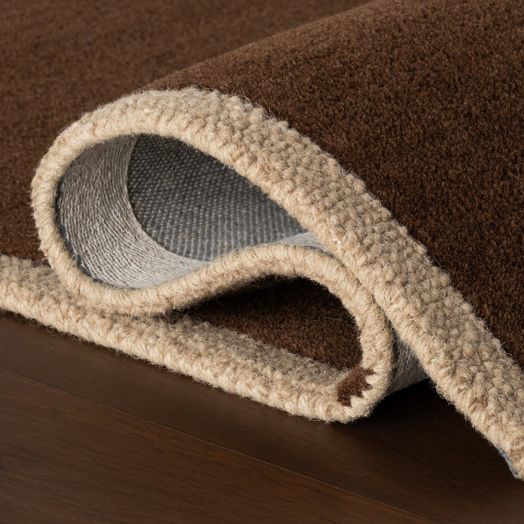 Mira Mid-Century Geometric Rug | Brown