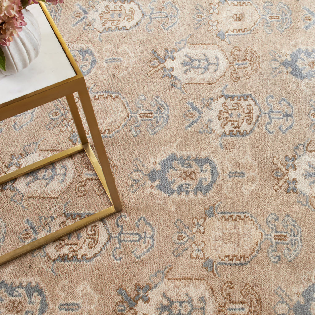 Ashby Hand Knotted Wool Rug | Taupe