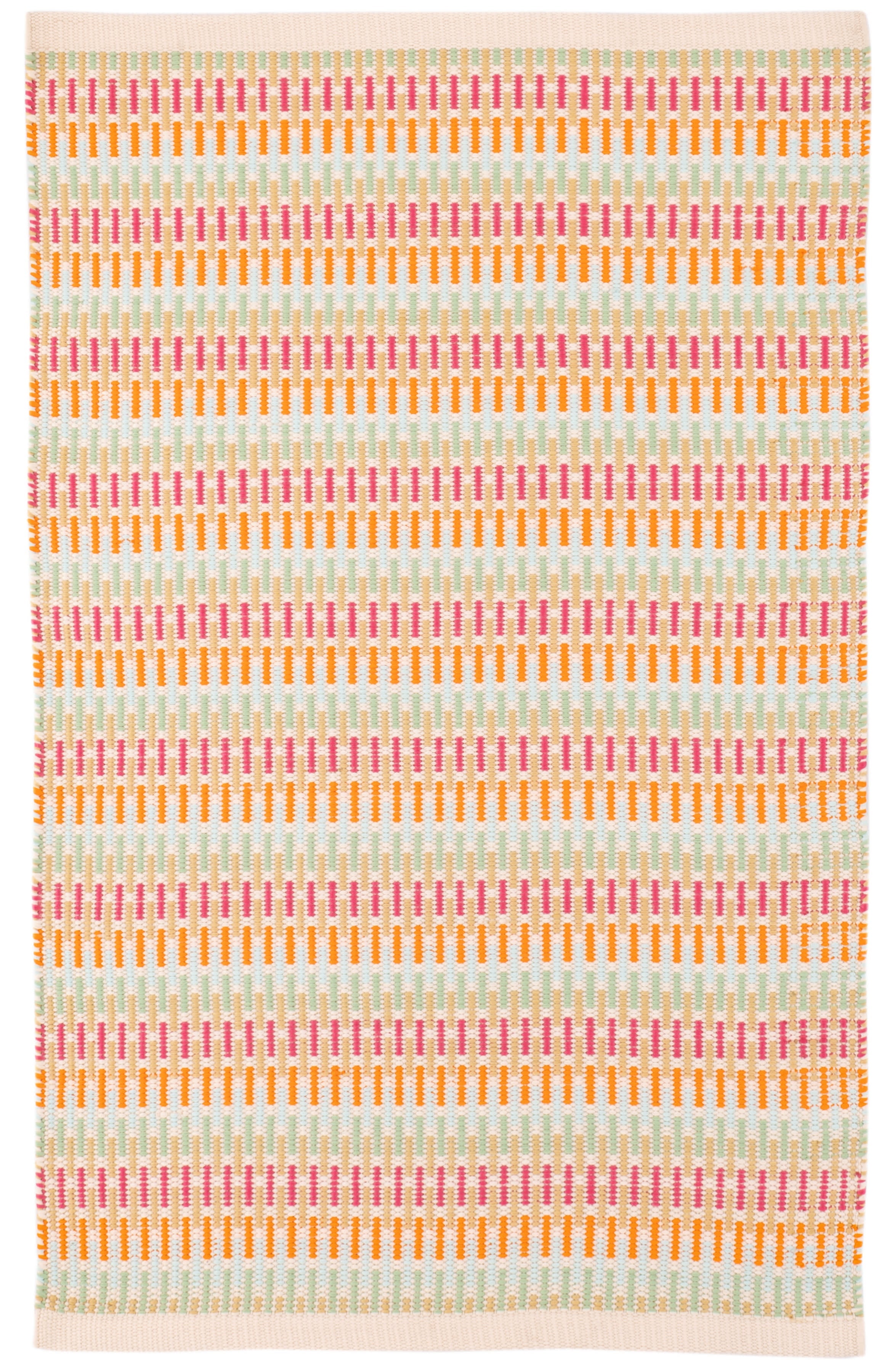 Candy Stripe Handwoven Indoor/Outdoor Rug | Multi Image secondaire du produit