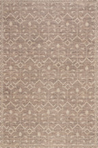 Ohzye Transitional Floral and Paisley Rug | Brown