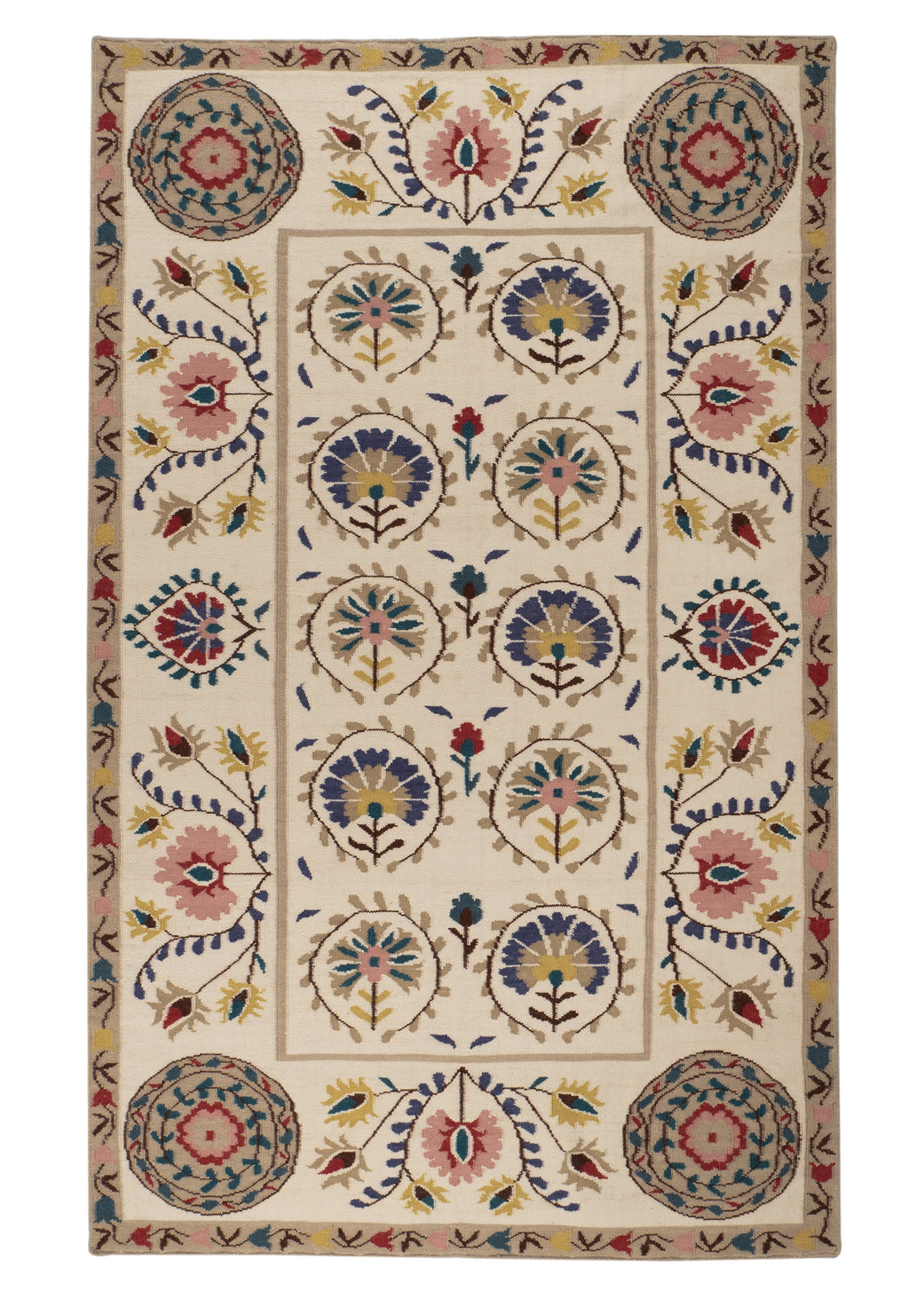 Florence Kilim Handwoven Wool Rug | Multi