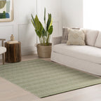 Diamond Handwoven Indoor/Outdoor Rug | Sage