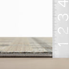 Sorelle Modern Plaid Rug | Beige