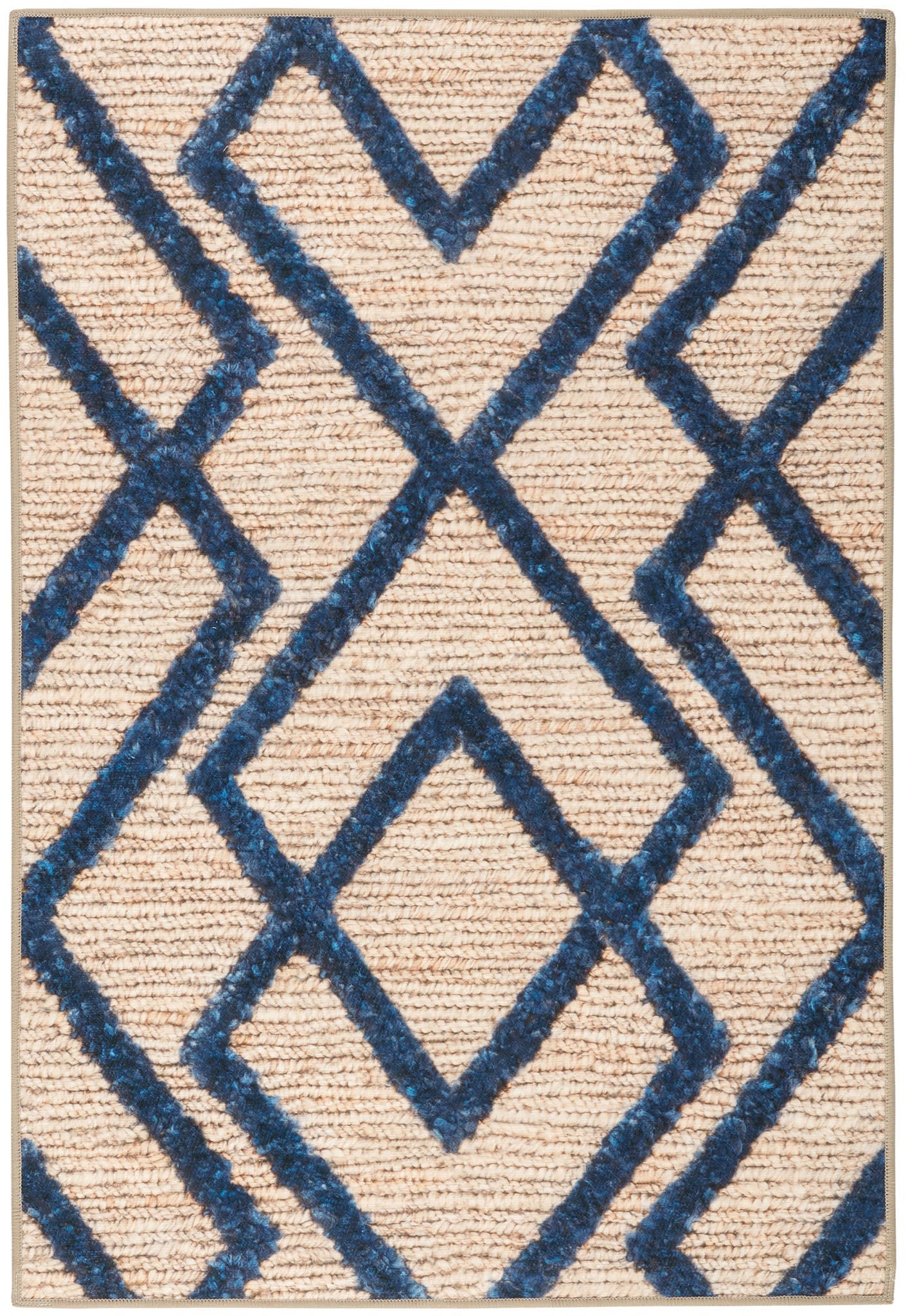 Marco Machine Washable Rug | Navy Image secondaire du produit