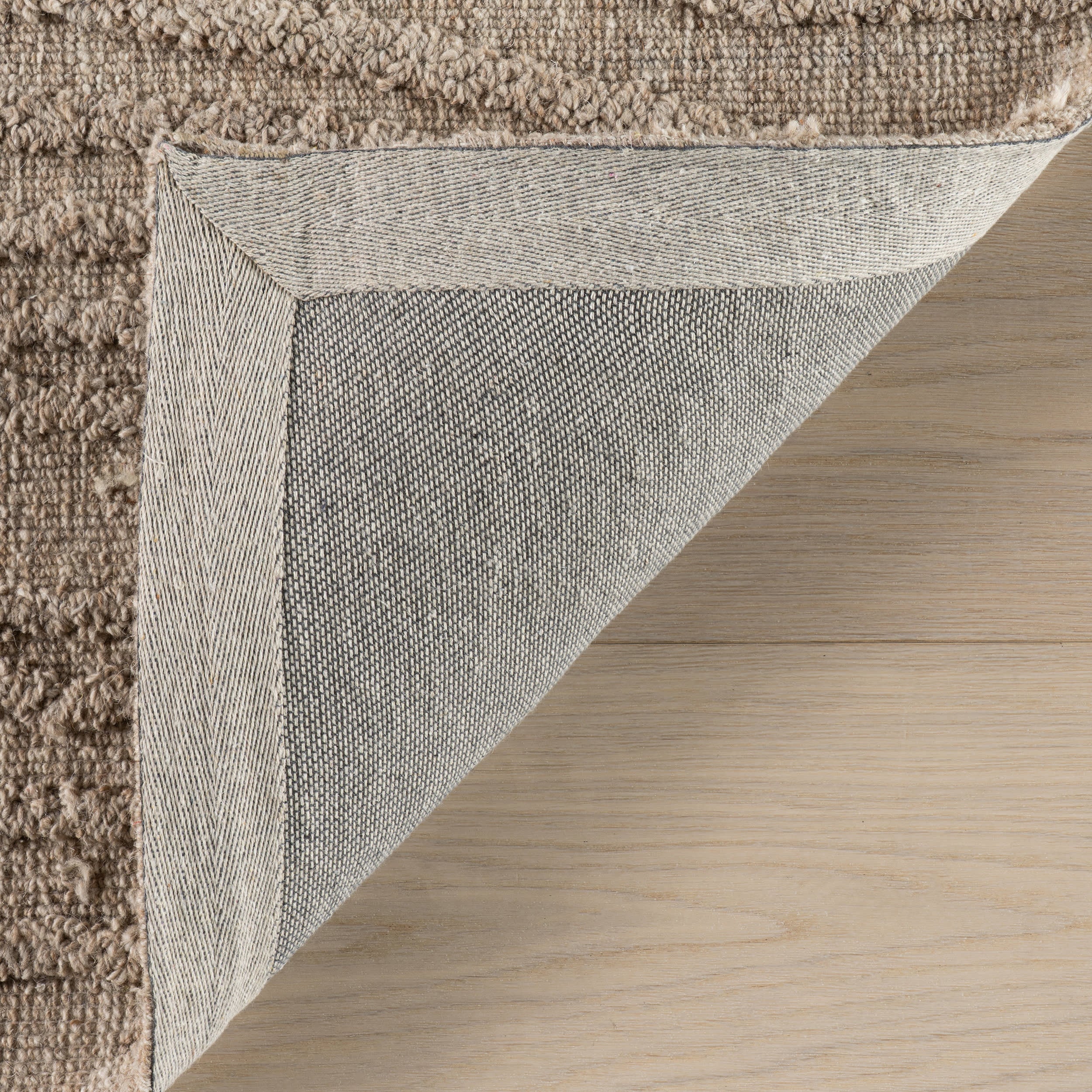 Kahina Abstract Bohemian Hand Tufted Wool Rug | Beige