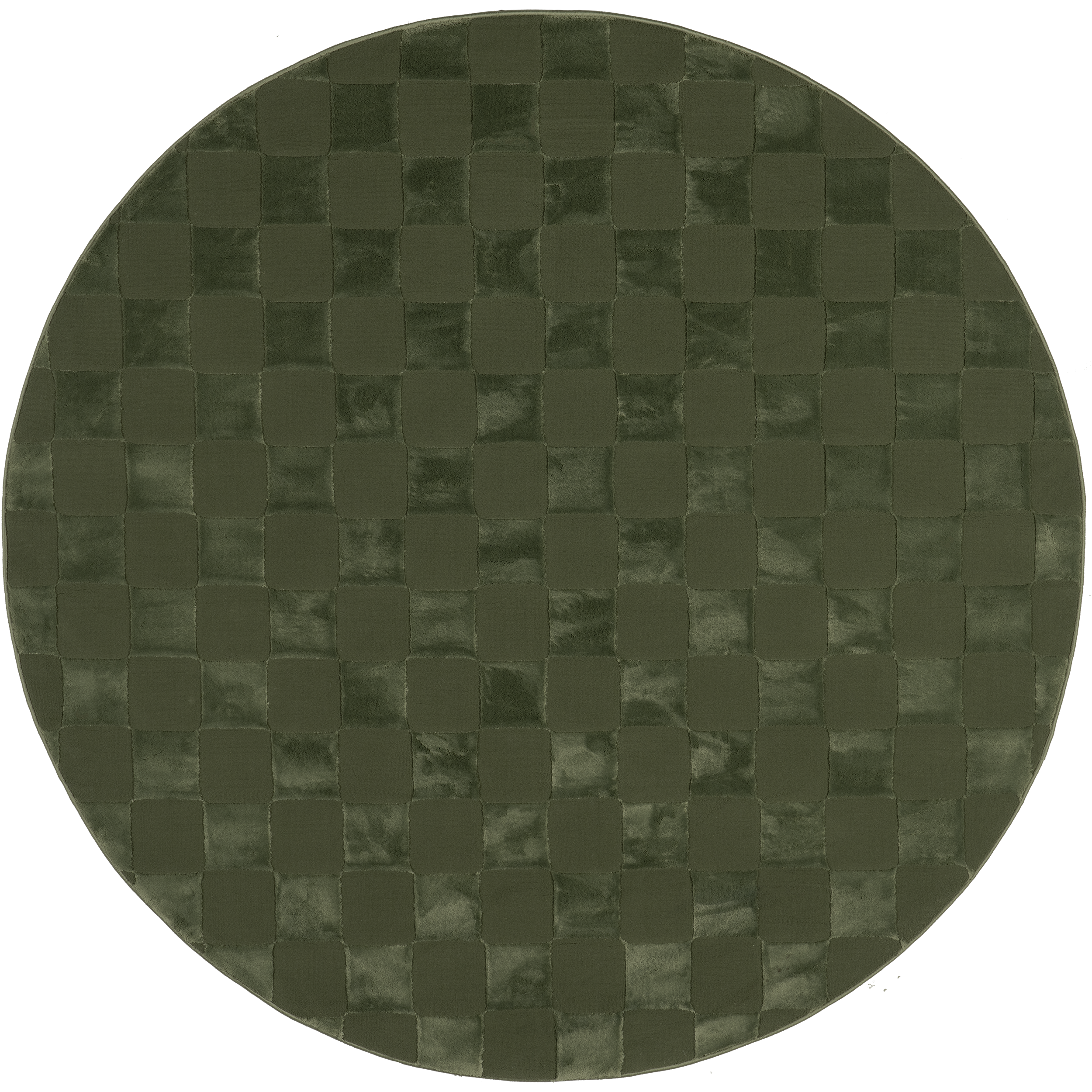 Cape May Plush Textured Washable Rug | Green Main image