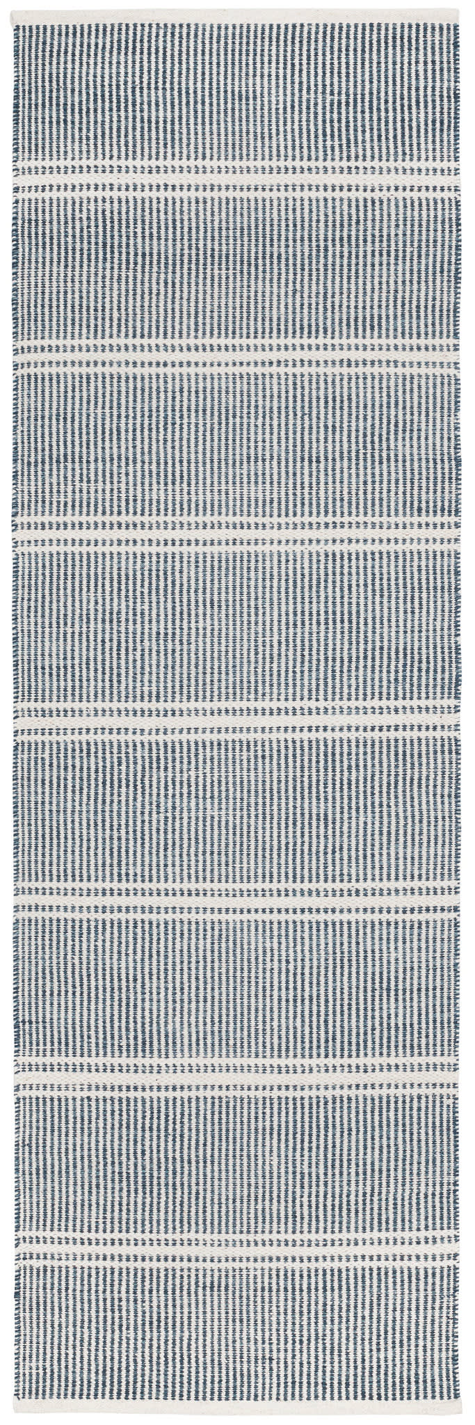 Malta Handwoven Wool Rug | Blue Secondary image
