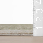 Anette Block Striped Rug | Green