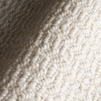 Sutton Solid Chevron Rug | Ivory