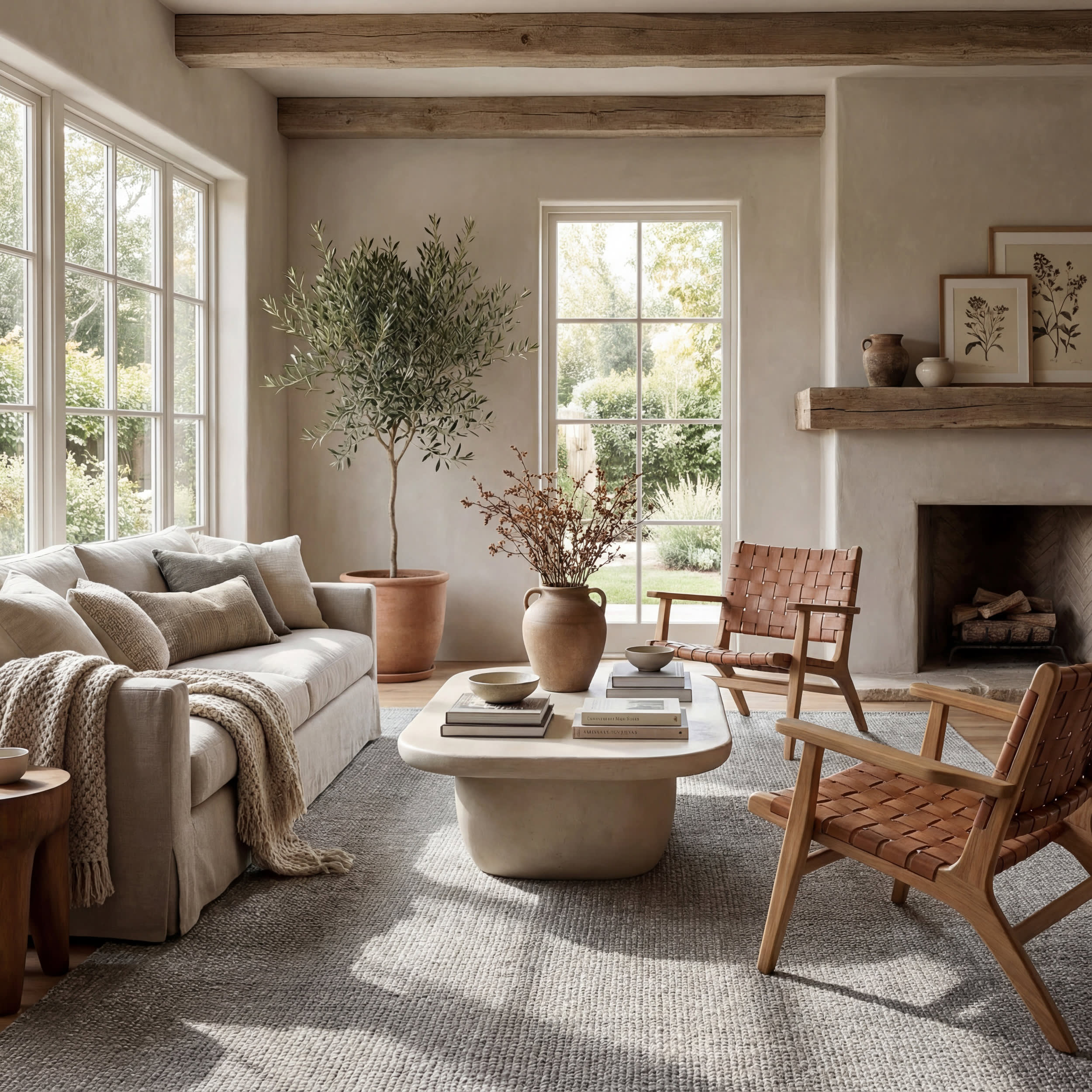 Perfect Handwoven Jute-Blend Rug | Grey Secondary image