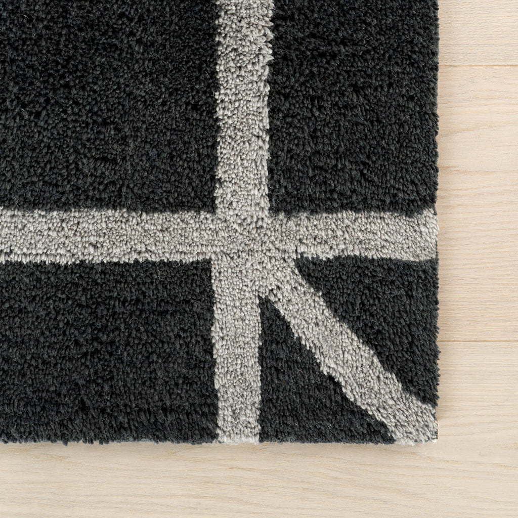 Sivra Bordered Rug | Blue