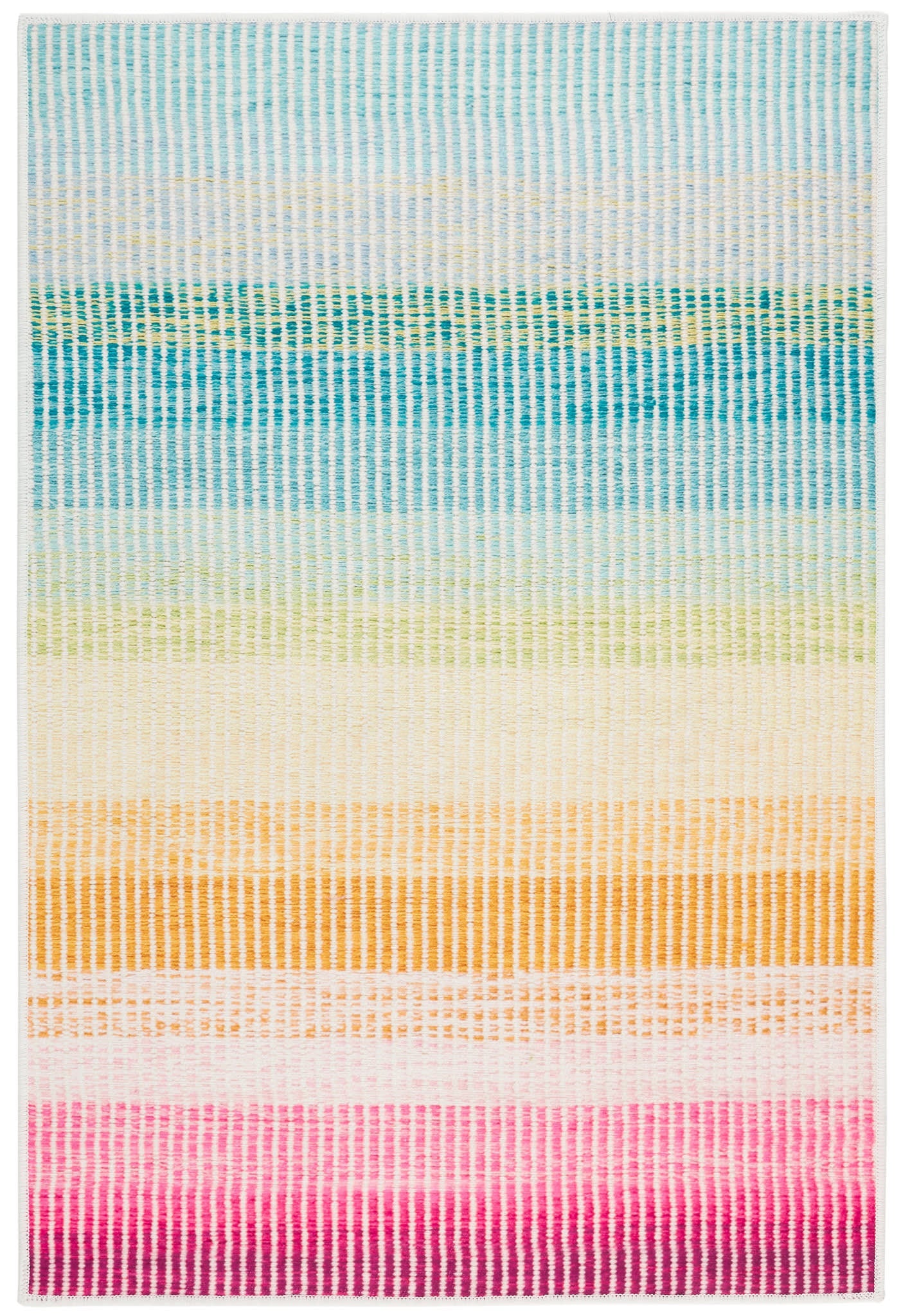 Watercolor Horizon Machine Washable Rug | Multi Image secondaire du produit