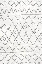 Deanna Washable Shag Rug | Black