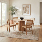 Tiye Traditional Floral & Paisley Rug | Beige