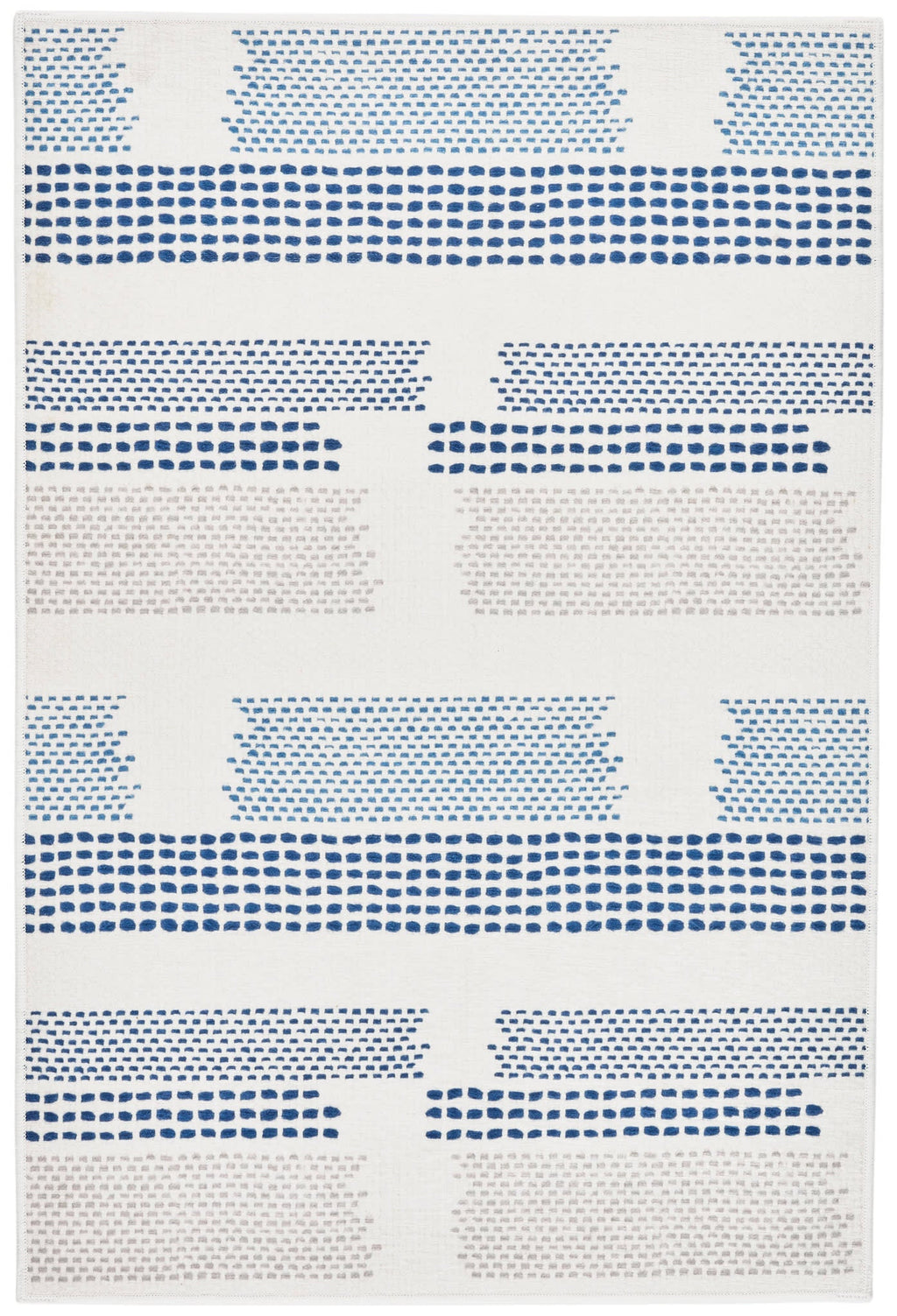 Tread Lightly Machine Washable Rug | Navy