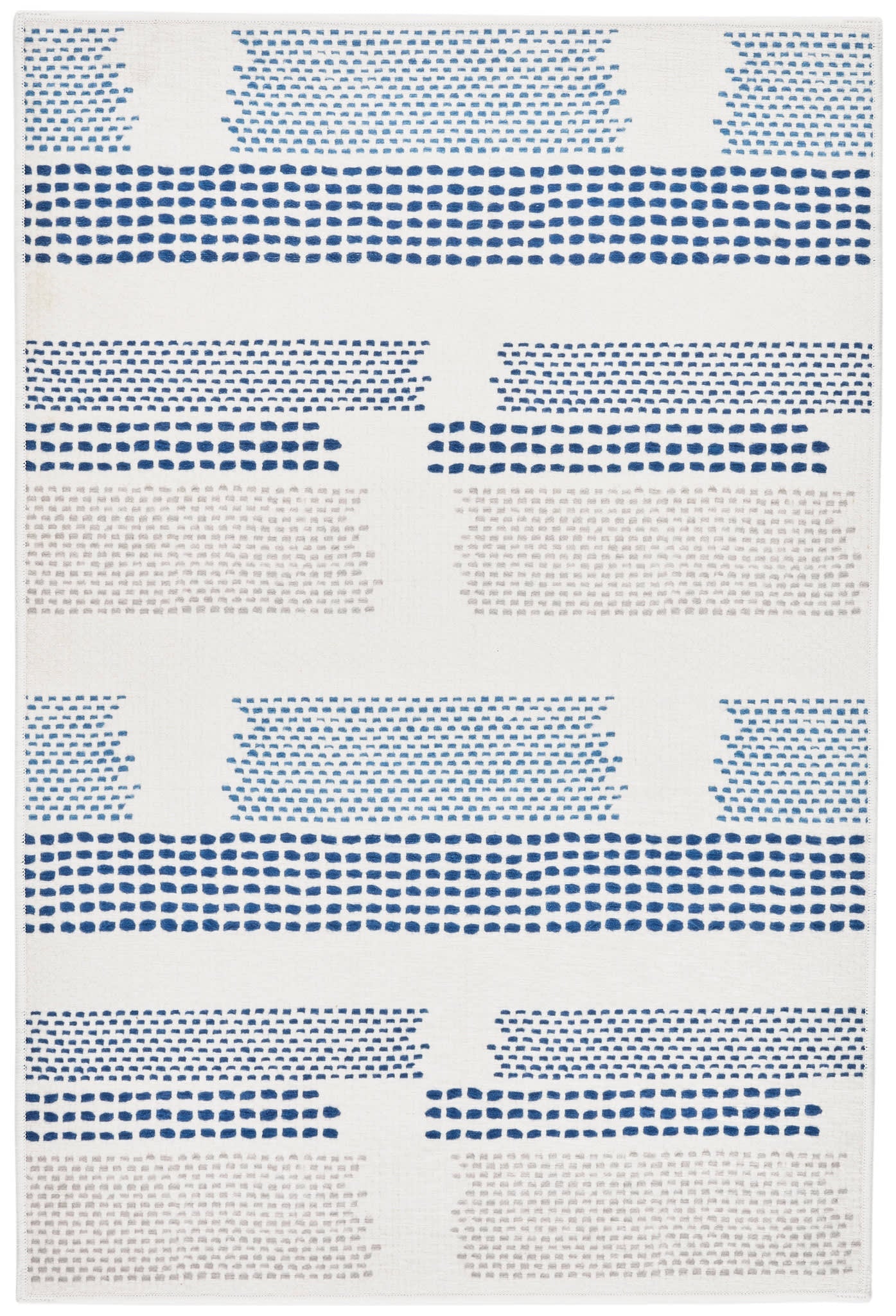 Tread Lightly Machine Washable Rug | Navy