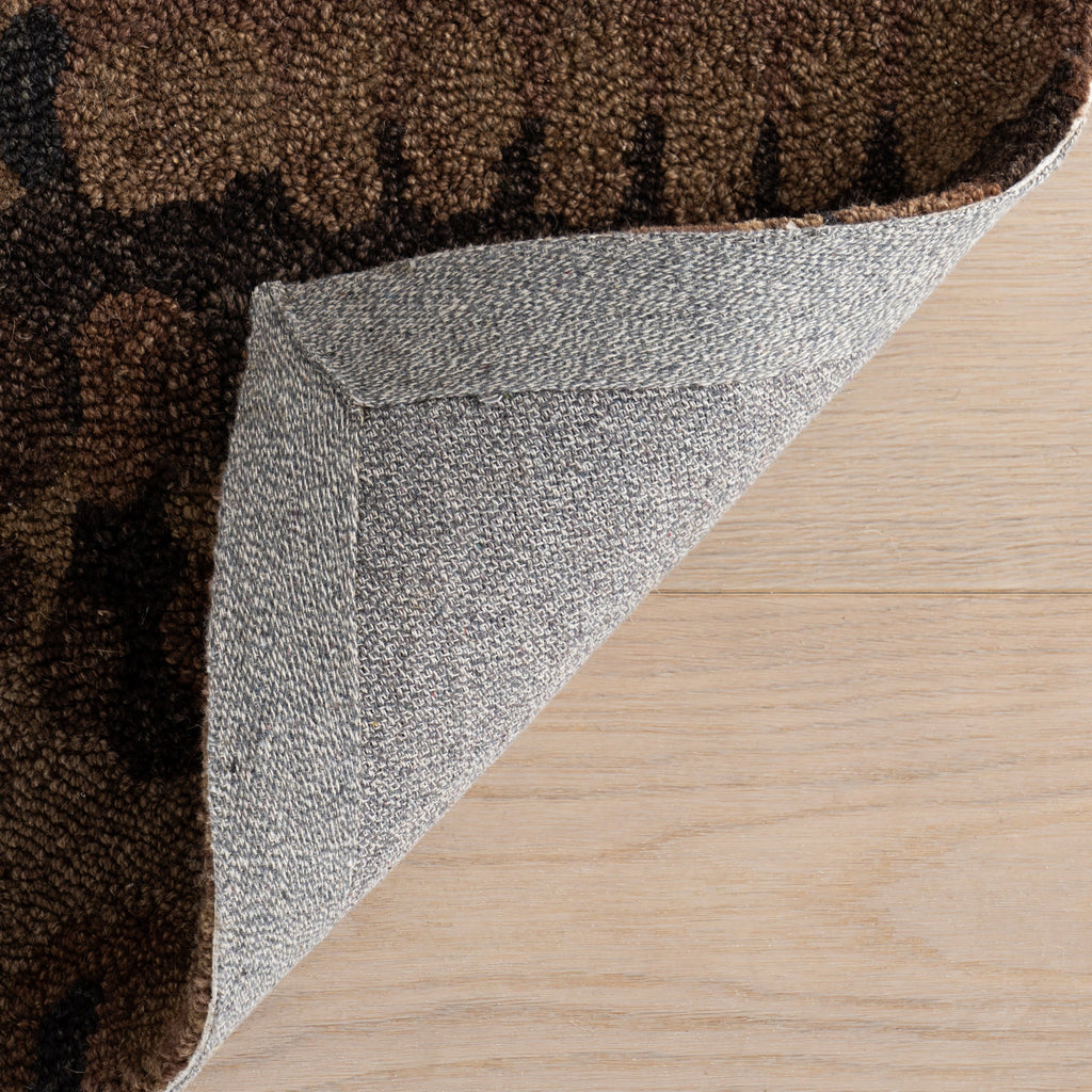 Paint Chip Hand Micro Hooked Wool Rug | Bark