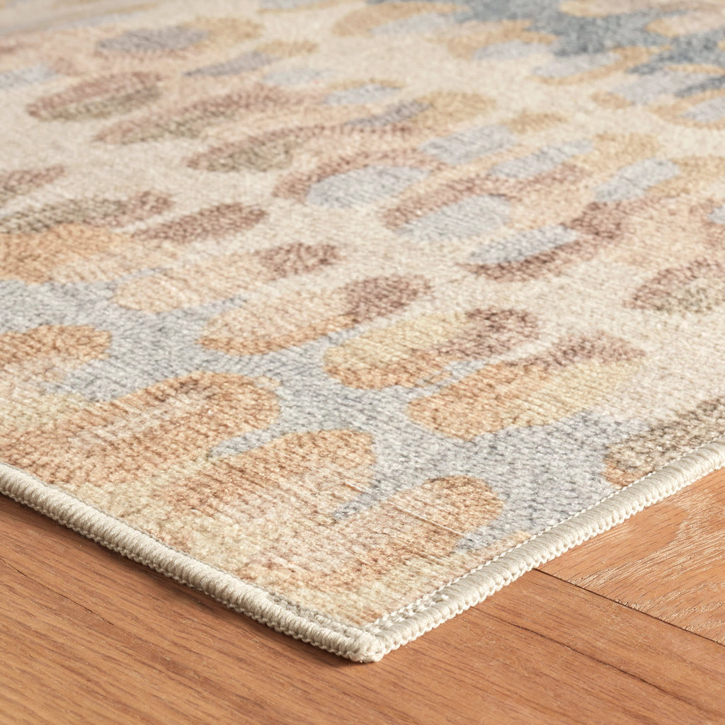 Paint Chip Machine Washable Rug | Natural