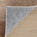 Enice Abstract Washable Rug | Brown