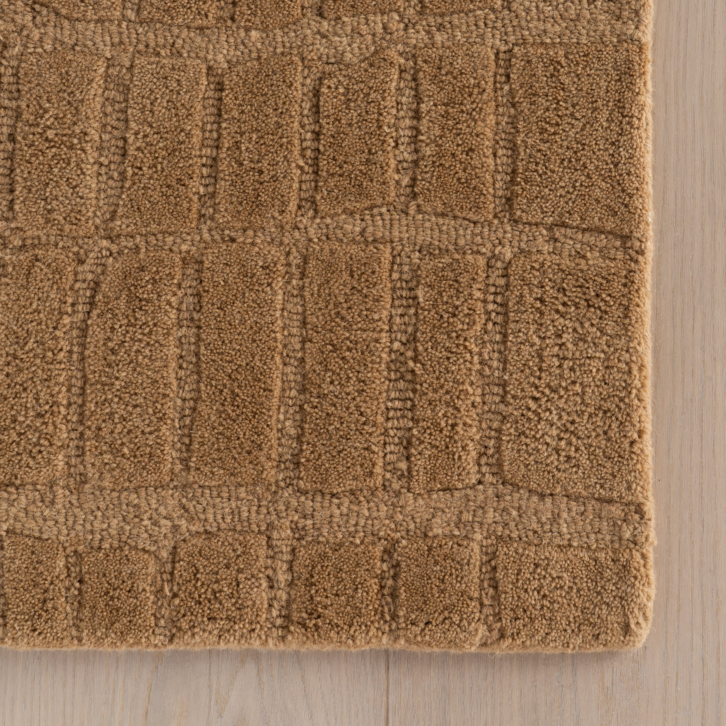 Avela Textured Abstract Rug | Tan