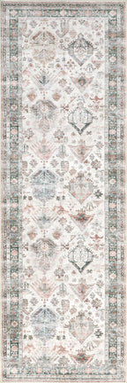 Elandra Spill Proof Washable Rug | Ivory Multicolor