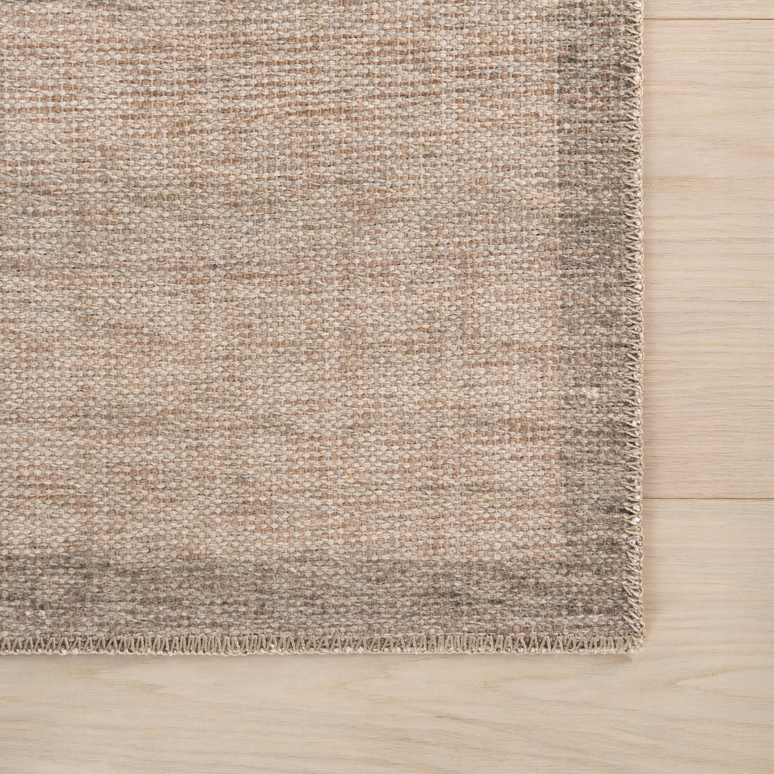 Nefe Bordered Washable Rug | Brown