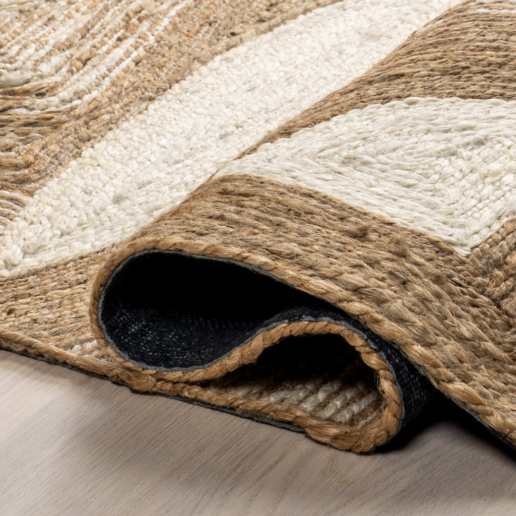 Tillie Marble Jute Tasseled Rug | Natural