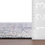 Zella Vintage & Distressed Washable Rug | Blue