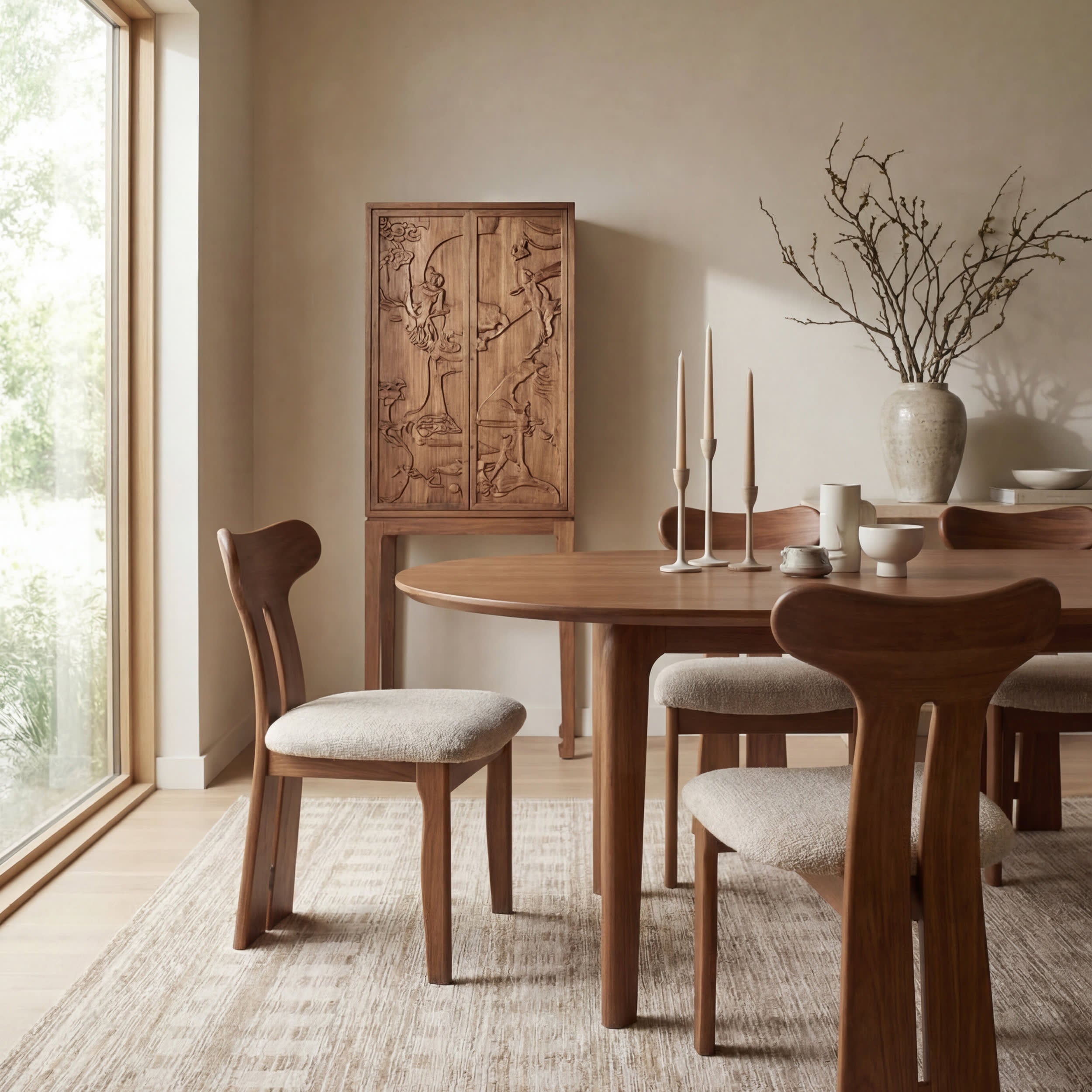 Sani Modern Southwestern Rug | Brown