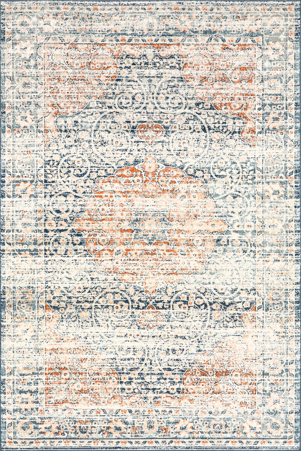 Antonia Vintage Medallion Rug | Beige
