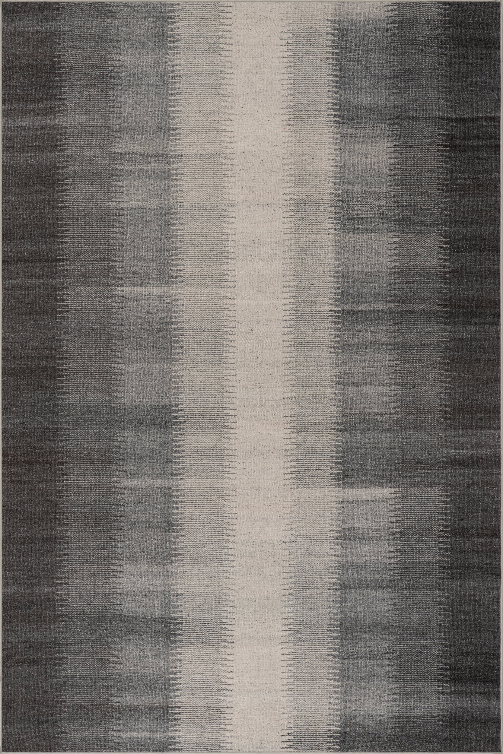 Ronan Ikat Machine Washable Rug | Charcoal Image secondaire du produit