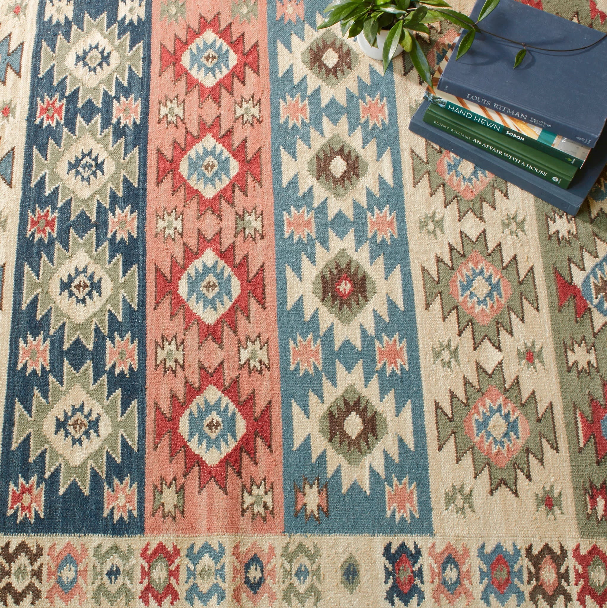 Balsam Kilim Handwoven Wool Rug | Multi