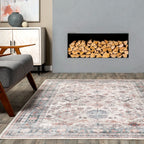 Elandra Spill Proof Washable Rug | Ivory Multicolor