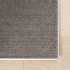 Ranya Modern Solid Rug | Grey