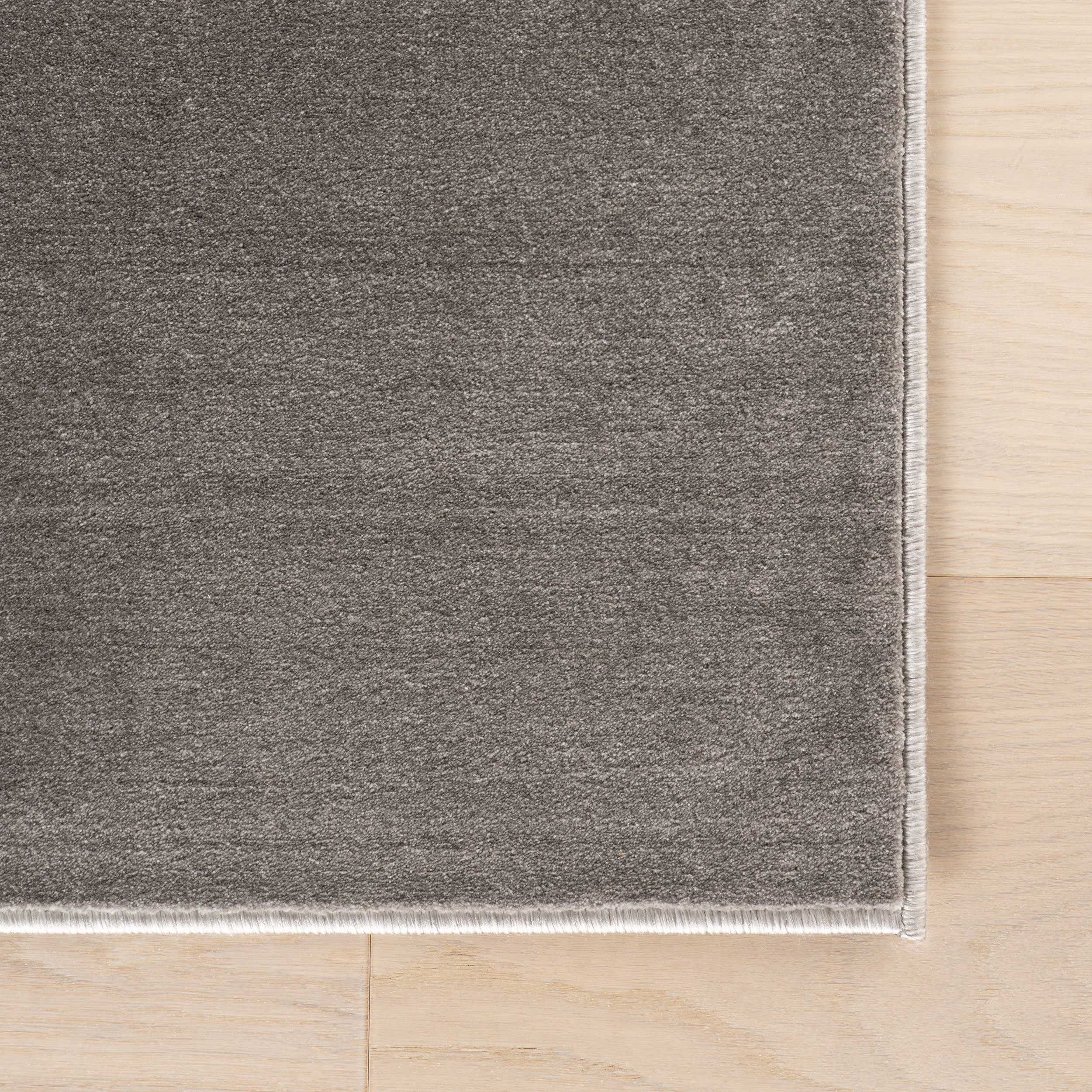 Ranya Modern Solid Rug | Grey