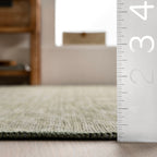 Alva Diamond Washable Rug | Sage Green