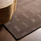 Vinel Modern Abstract Rug | Brown